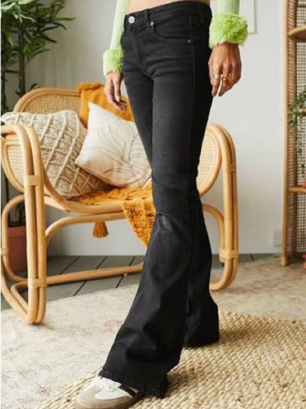 Urban Outfitters Black Flare Jeans